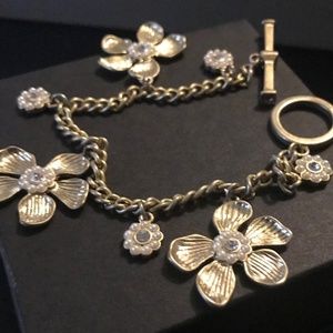 Ann Taylor Jewelry - Gold Flower Bracelet Ann Taylor Jewelry - Gold Flower Bracelet